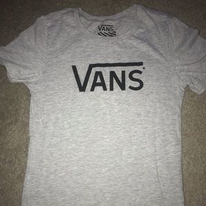 Grey Vans Short Sleeve Tee